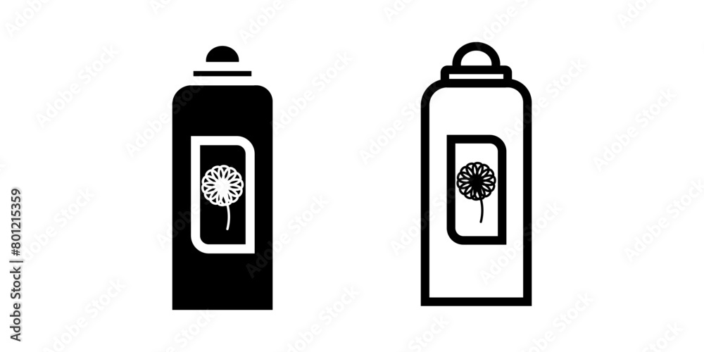 Bottle icon on white background Bottle icon on white background