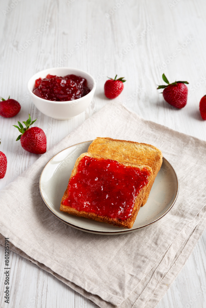 Tasty Strawberry Jam on Toast Tasty Strawberry Jam on Toast