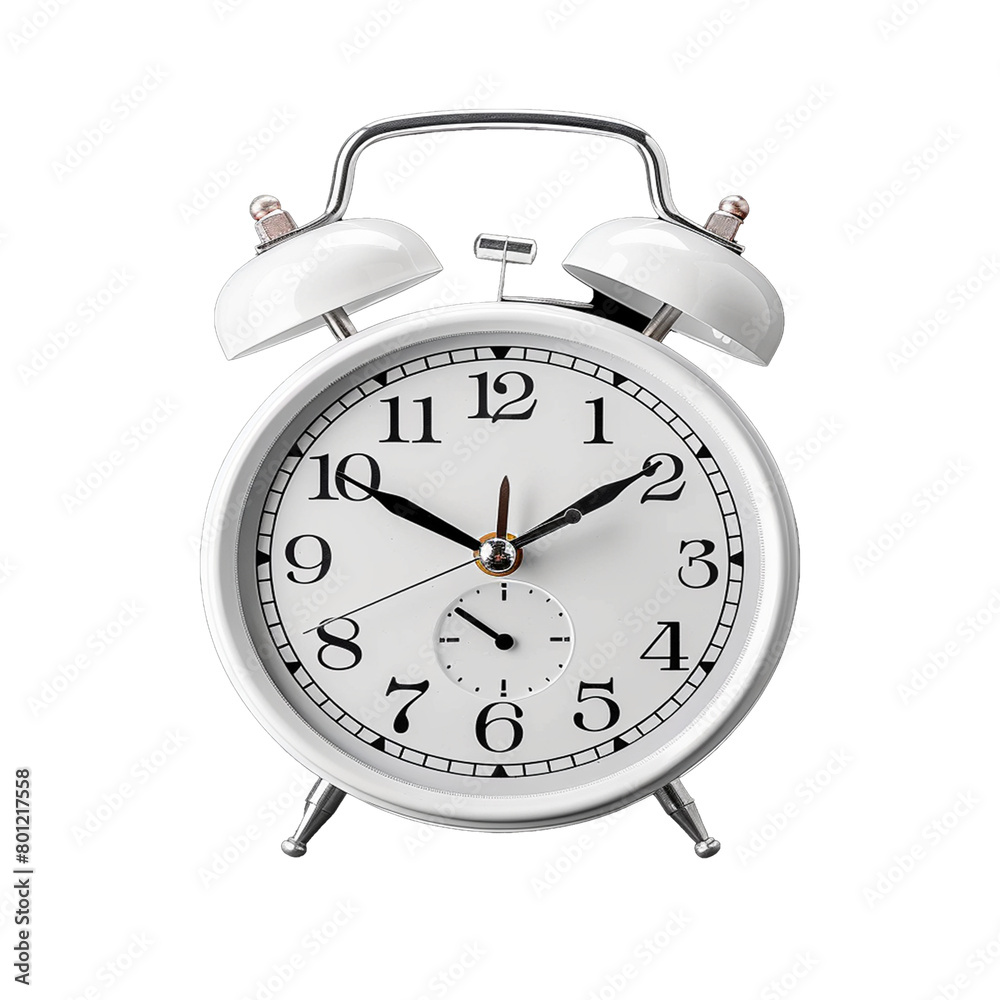 3d alarm clock isolated on transparent background 3d alarm clock isolated on transparent background