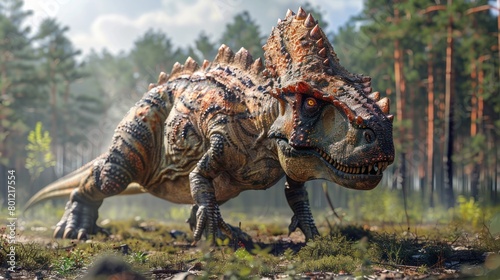 Carnotaurus Dinosaur Majestic of a Thunderous Prehistoric Predator