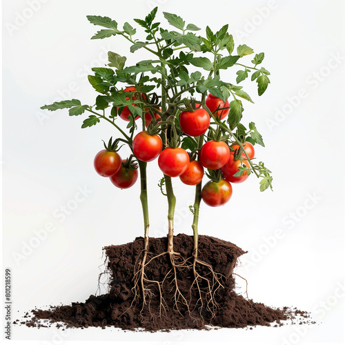 Cherry tomatoes, plants ready to be planted, gardening activity.