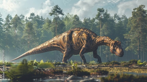 Edmontosaurus Reconstruction A D Rendering of this Late Cretaceous Herbivore