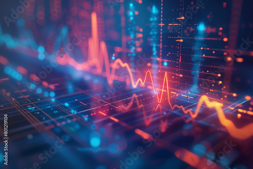 A conceptual image of a heart rate monitor displaying a healthy rhythm, symbolizing vitality and wellness.