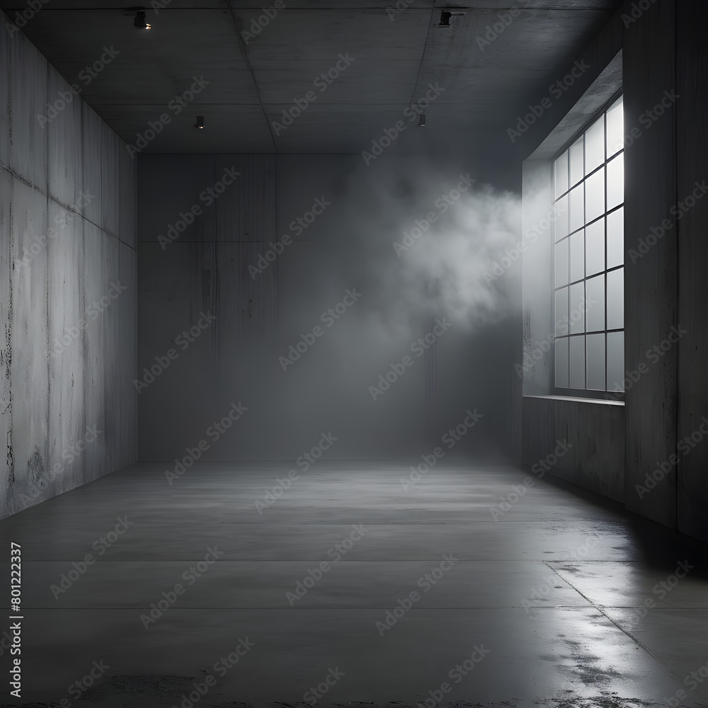 empty room with a window empty room with a window