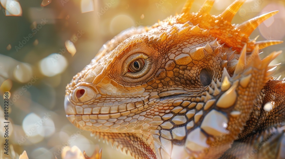 Macro shot of dragon Macro shot of dragon