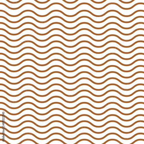 Ocean waves seamless pattern design