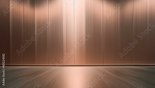 Bronze Elegance  Abstract Metal Wall Background