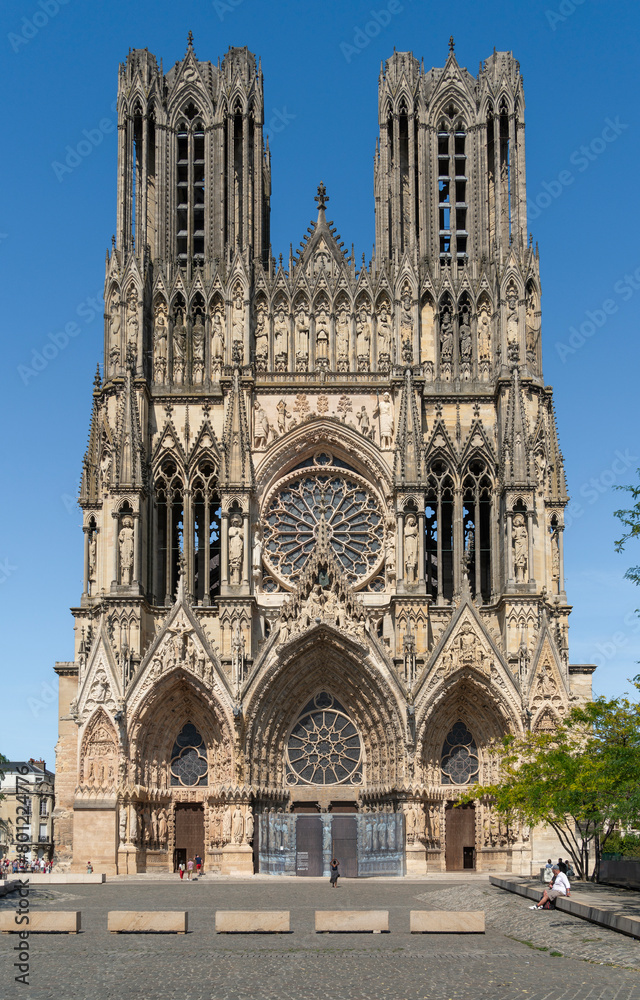 Fototapeta premium Reims Cathedral