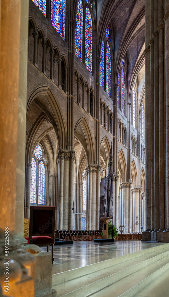 Inside Reims Cathedral