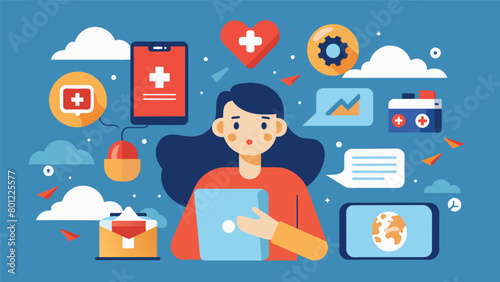 A social media campaign featuring posts about the importance of creating disaster preparedness plans specifically tailored for individuals with ADHD.. Vector illustration