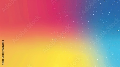 Design simple Cyan red yellow and blue gradient color illustration background very cool Colorful fabric background. Abstract background of multicolored fabric.