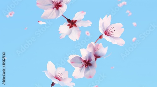 Cherry Blossoms Adrift