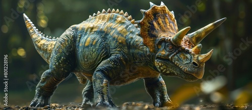 Zuniceratops Intricate D Rendering of a Little Known Cretaceous Dinosaur