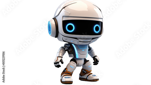 Marvin the Paranoid Android on Tranparant background photo