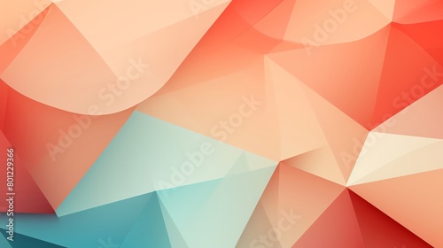 Abstract texture with layers of soft pastels and sharp geometric shapes ideal for creative wallpapers or modern art prints