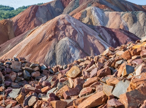Vanadium mine tailings