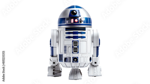 The Beep-Boop of R2-D2 on Transparant background photo