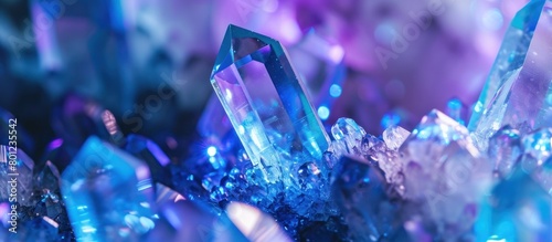 3D illustration of a Bismuth Crystal