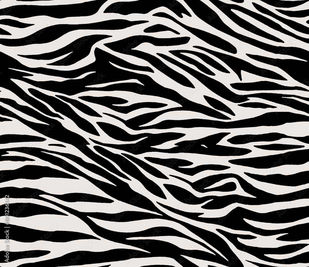 Diagonal zebra pattern. Seamless background. Diagonal zebra pattern. Seamless background.