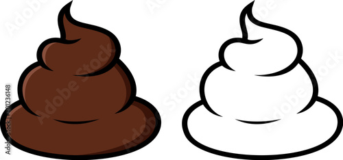 Illustration of a shit. Design element for logo, sign, emblem. Vector illustration