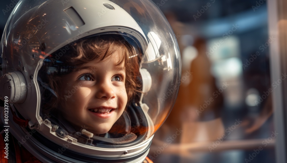 Little astronaut. The future of space exploration. Little astronaut. The future of space exploration.