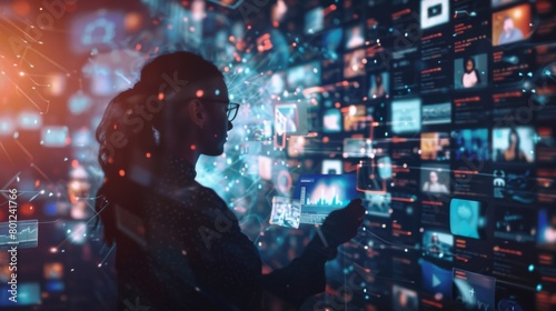 Wallpaper Mural Video Marketing Excellence, video marketing excellence with an image showing captivating video content being shared across social media platforms Torontodigital.ca