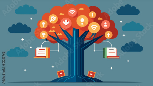 The trunk of the Misinformation Tree is thick and sy a symbol of how deeply entrenched misinformation can become in society..