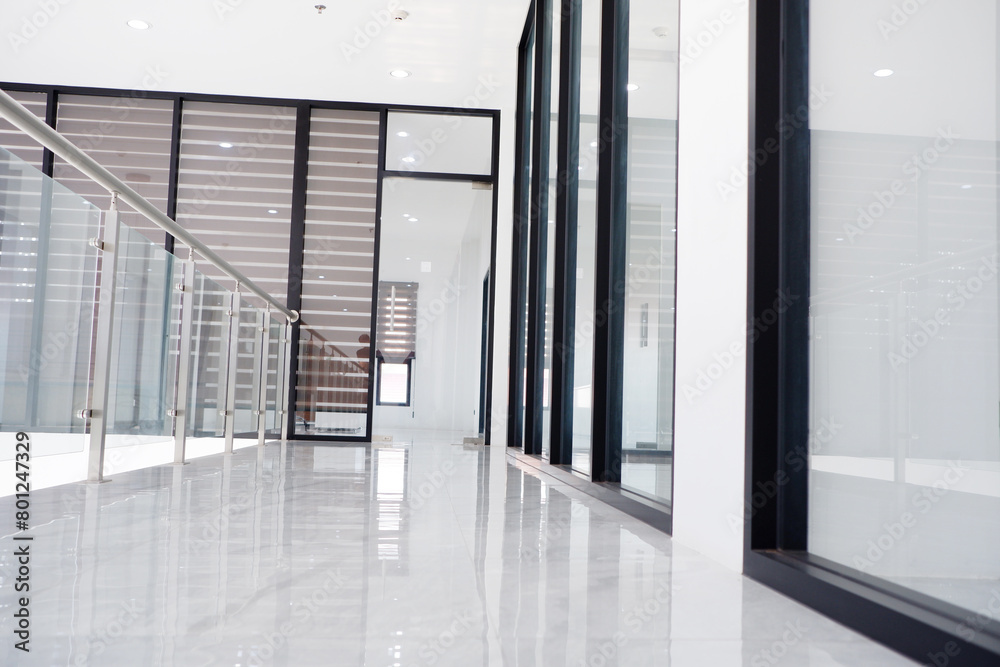 Corridor inside the office or inside the building. Corridor inside the office or inside the building.