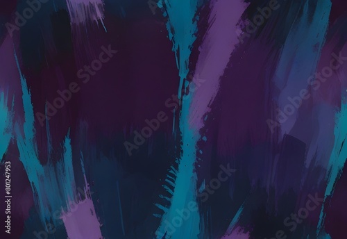 Circular brush strokes in blue and purple, blending together to create a harmonious, abstract pattern, generative AI