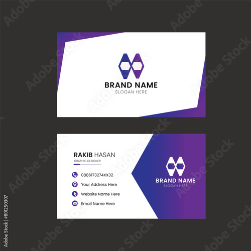 business card template