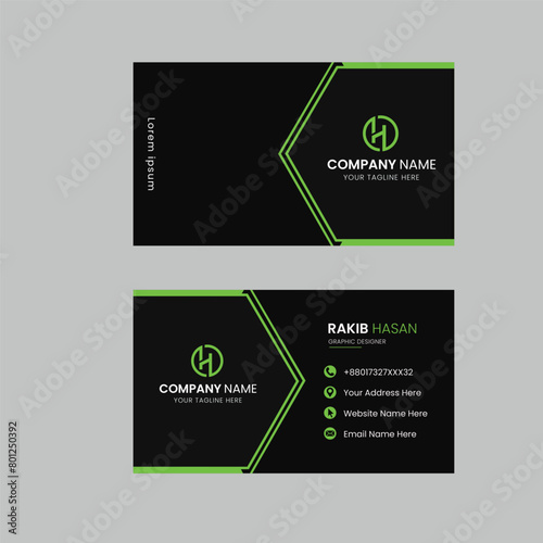 business card template