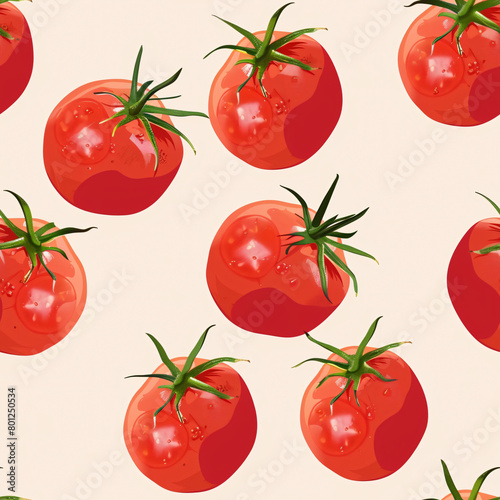 seamless pattern tomato