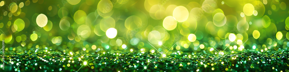Meadow Green Glitter Defocused Abstract Twinkly Lights Background, sparkling blurred lights in lush meadow green tones. Meadow Green Glitter Defocused Abstract Twinkly Lights Background, sparkling blurred lights in lush meadow green tones.