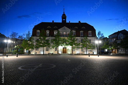 Bad Liebenwerda, Rathaus bei Nacht