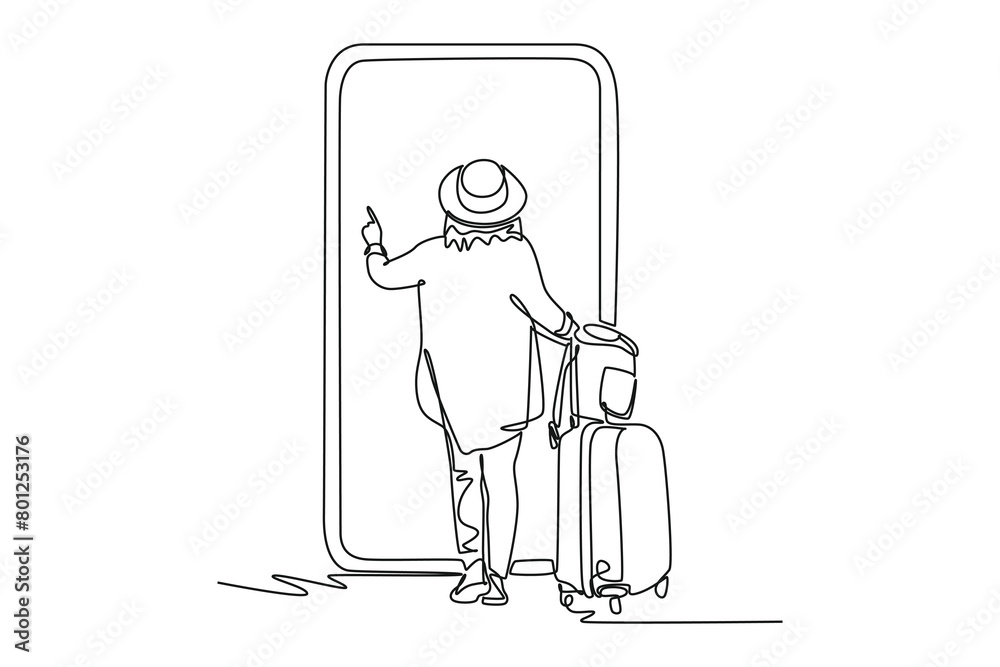 One continuous line drawing of Fingers touching, tapping, scrolling smartphone screens concept. Doodle vector illustration in simple linear style One continuous line drawing of Fingers touching, tapping, scrolling smartphone screens concept. Doodle vector illustration in simple linear style