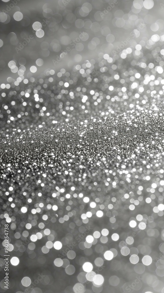 Silver glitter background with shiny sparkles Silver glitter background with shiny sparkles