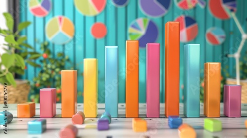 A bar chart comparing sales figures over time  highlighting growth and identifying opportunities for improvement.