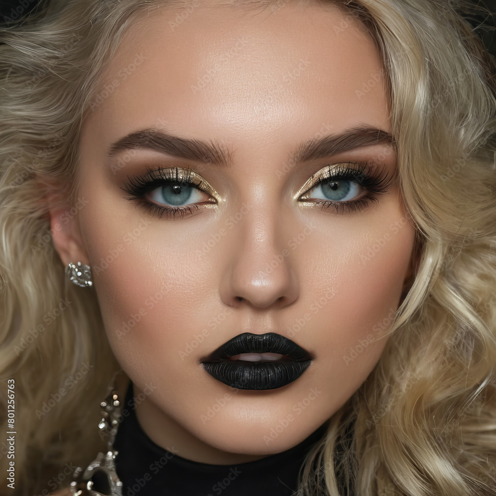 close up portrait of woman