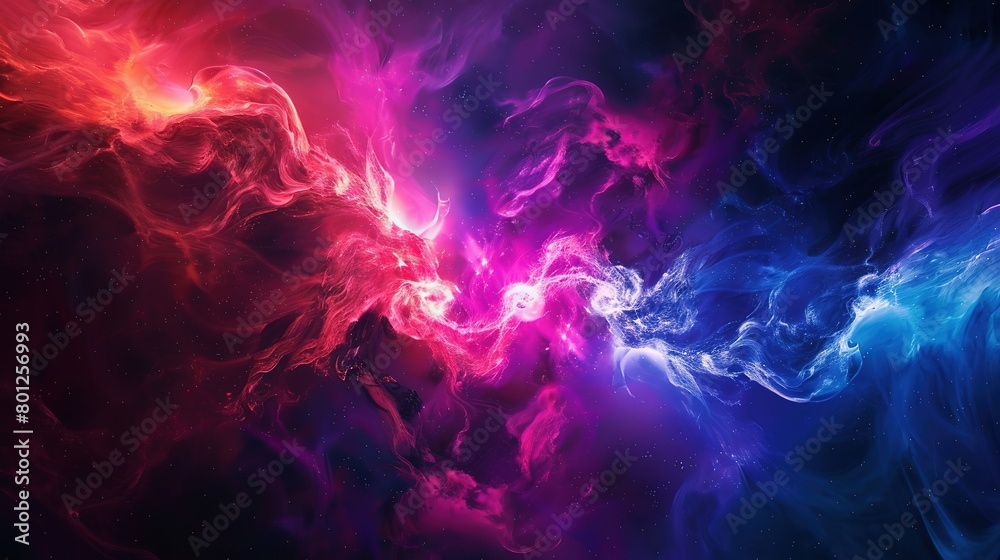 abstract background futuristic gas cloud energy tunnel void with light glow to infinite perspective, space and cybernetic theme, Generative Ai abstract background futuristic gas cloud energy tunnel void with light glow to infinite perspective, space and cybernetic theme, Generative Ai