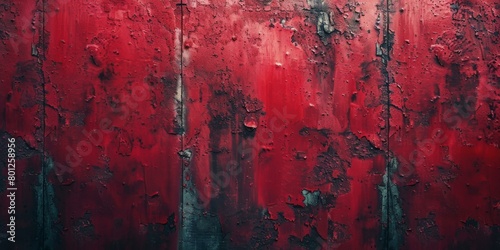 Red Grunge Metal Texture