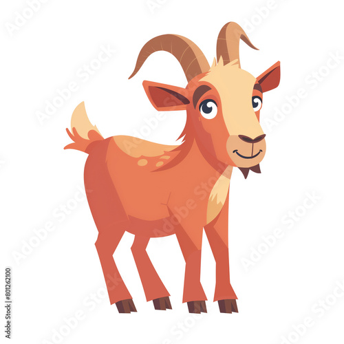 Goat animal cartoon character illustration photo