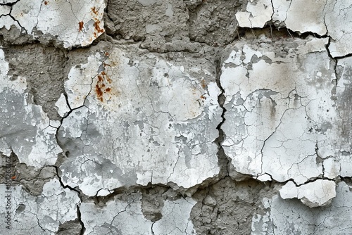 Cracked Weathered Painted Wall Texture
