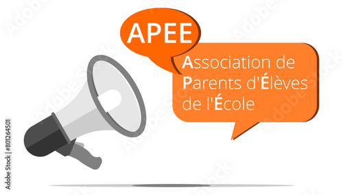 Mégaphone APEE - Association de Parents d’Élèves de l’École