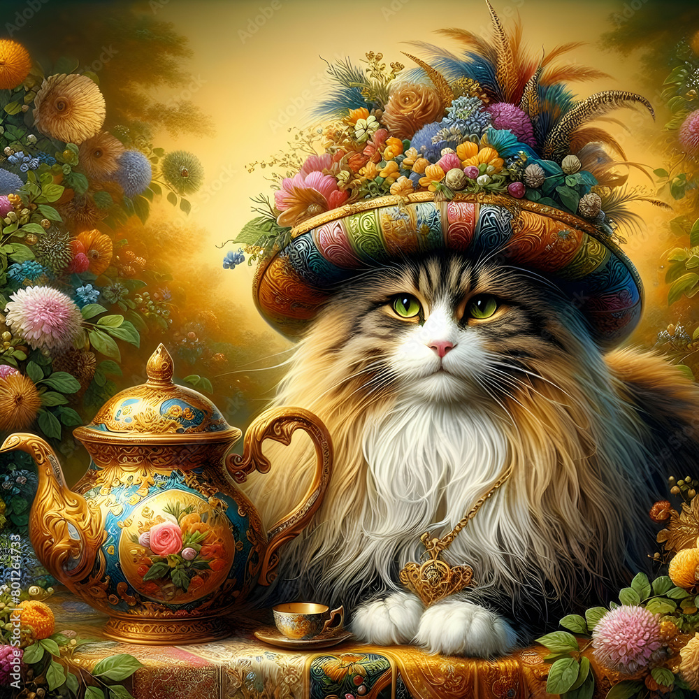 Fototapeta premium Beautiful cat 