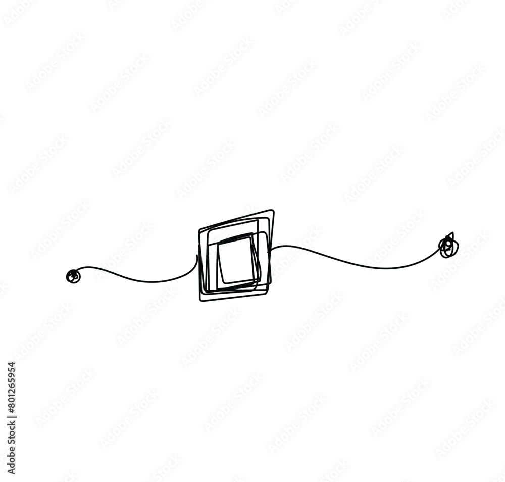 Obraz premium Vector illustration with scrawl sketch. used free handwritten style. Isolated on white background.