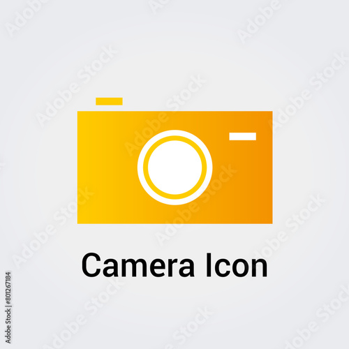 Icône Logo Appareil Photographique - Photo - Caméra - Zoom - Paparazzi - élément graphique pour Conception de Marque
