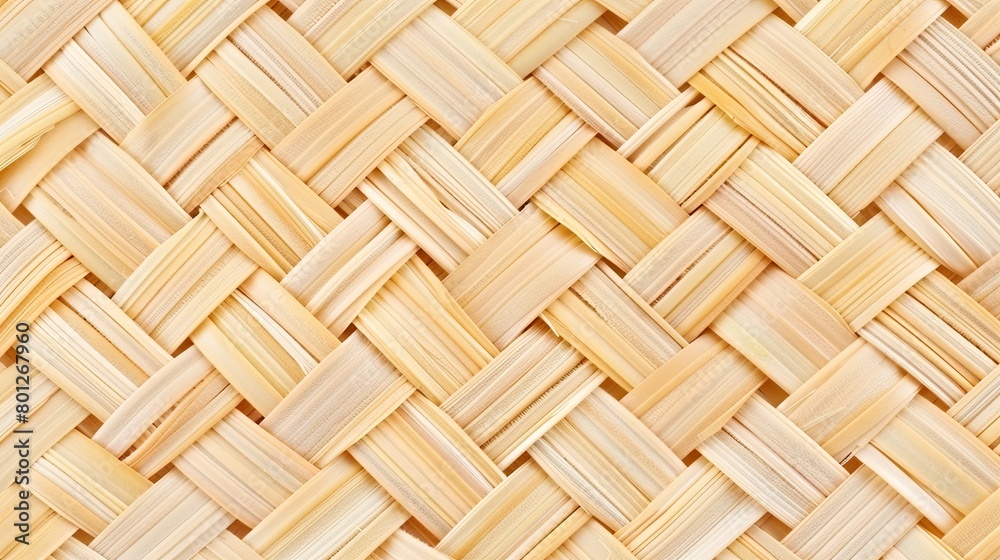 Texture pattern of bamboo, intricately woven together to create a durable and flexible material, captured up close to emphasize its distinctive texture and structural integrity. Texture pattern of bamboo, intricately woven together to create a durable and flexible material, captured up close to emphasize its distinctive texture and structural integrity.