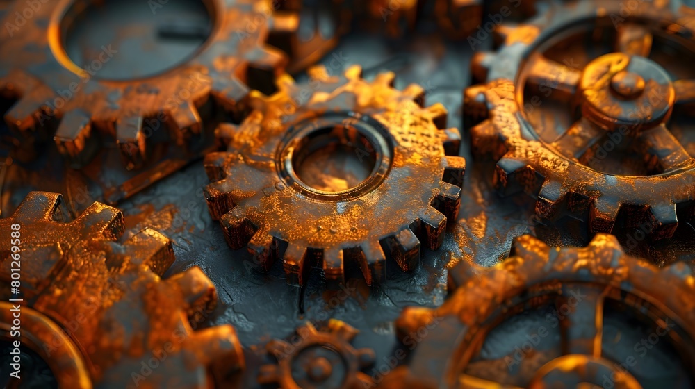 Rusty Gears Transforming into Shiny Cogs - of Mechanical Improvement and Efficiency in Business Rusty Gears Transforming into Shiny Cogs - of Mechanical Improvement and Efficiency in Business