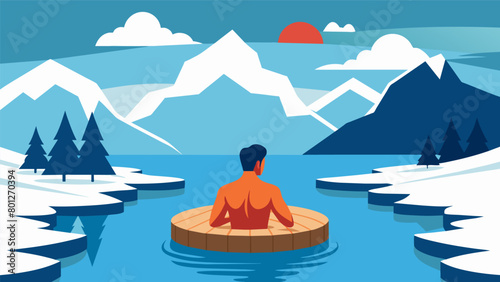 Taking a dip in the icy waters of a glacial lake followed by entering a traditional woodfired sauna the perfect balance of hot and cold temperatures..