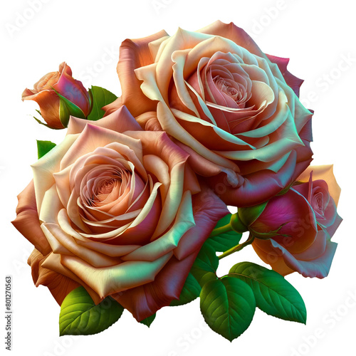 Two vibrant pink roses on a deep black background